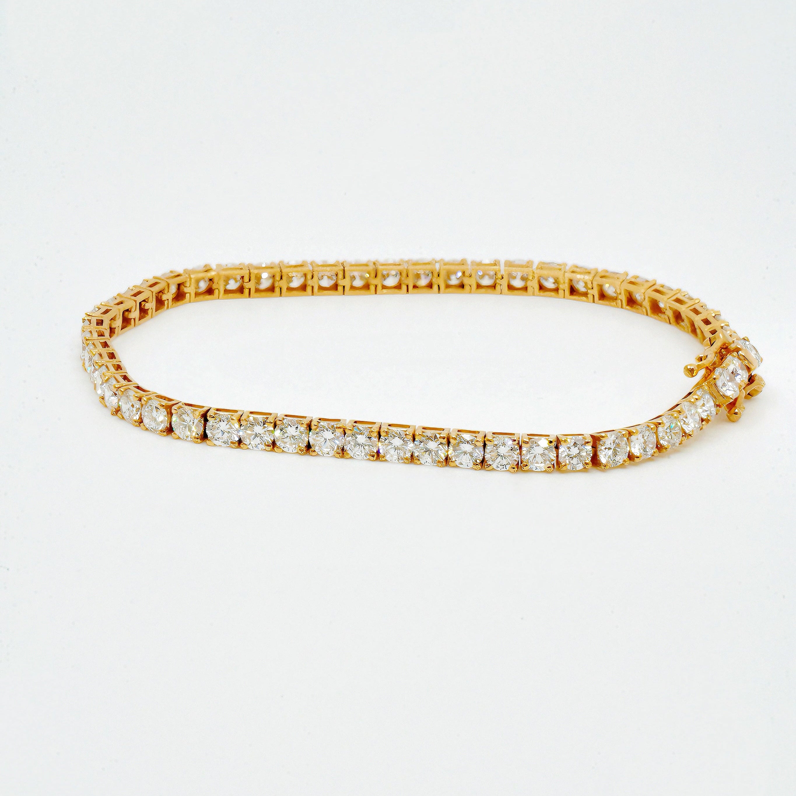Diamond Round Cut Tennis Bracelet