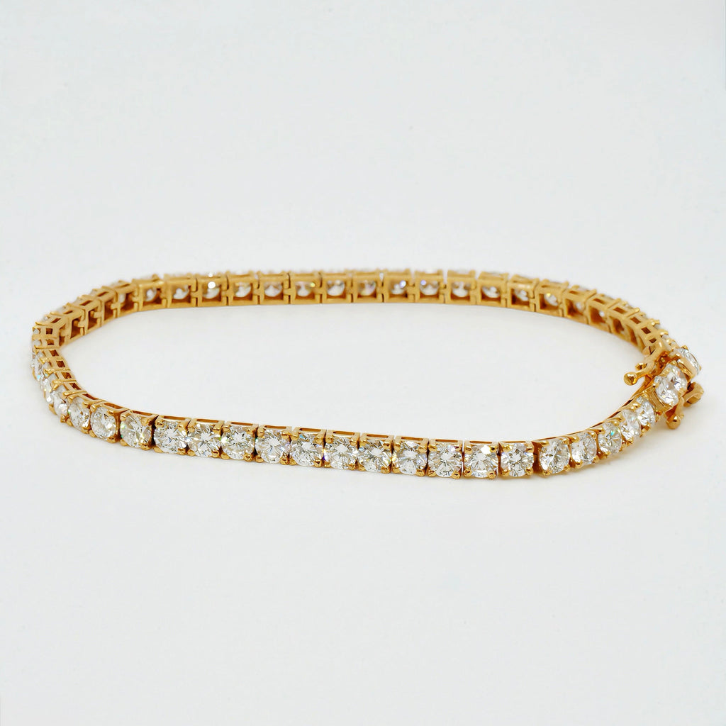 Diamond Round Cut Tennis Bracelet