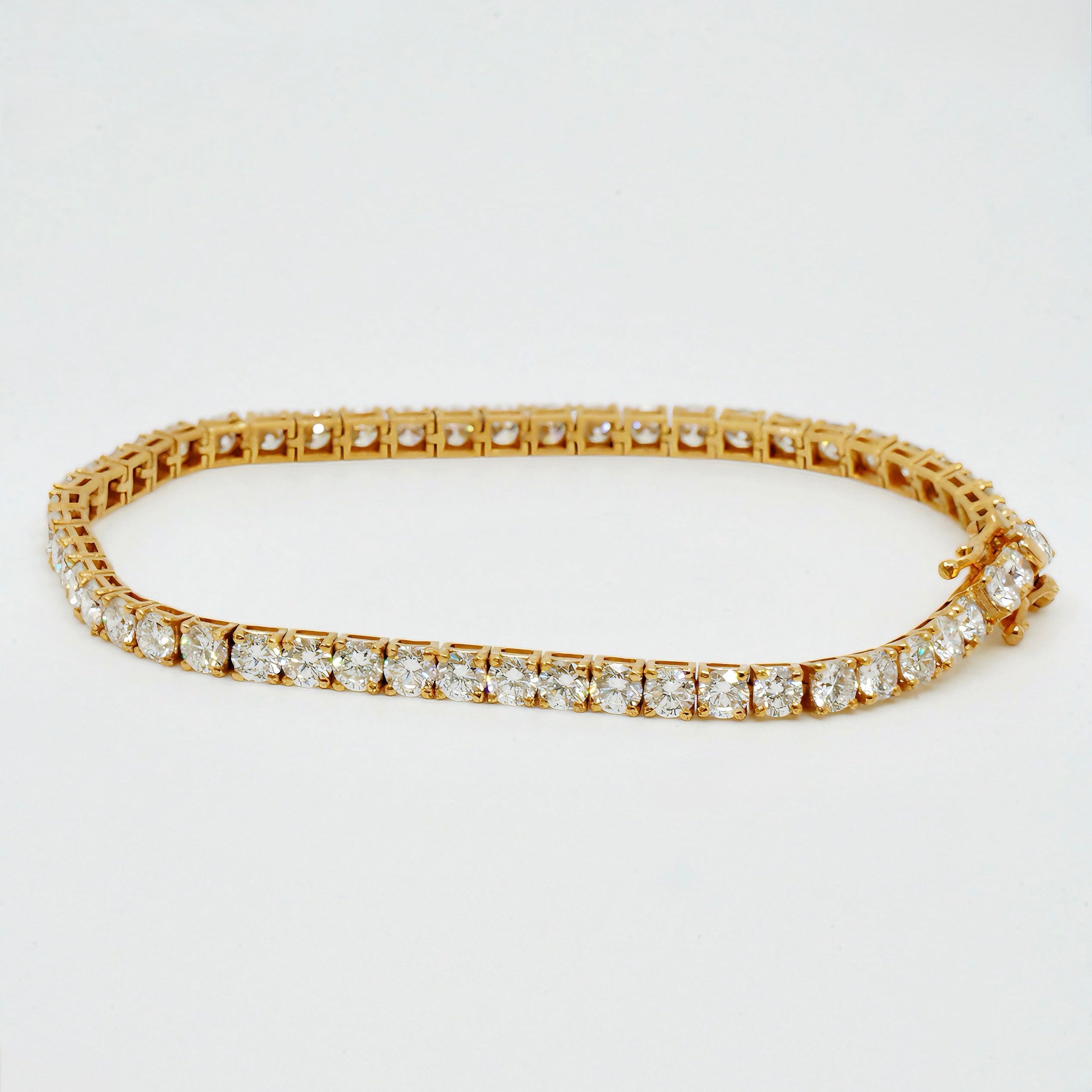 Diamond Round Cut Tennis Bracelet