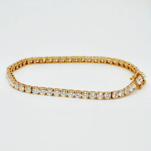 Diamond Round Cut Tennis Bracelet