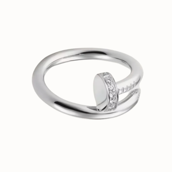 Diamond Tip Nail Ring - WG